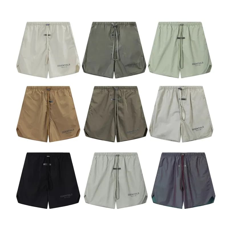 2024 Spring and Summer New FOG Multi line Letter Printed Casual Beach Shorts for Men and Women Same Style One Piece Wholesale Shipping 5 - OrientDig Spreadsheet