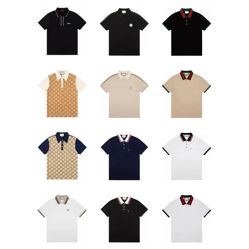 New European and American ancient GU Manyinqi CCI Velcro short sleeved internet celebrity INS lapel fashion clothes men and women tops 4 - OrientDig Spreadsheet