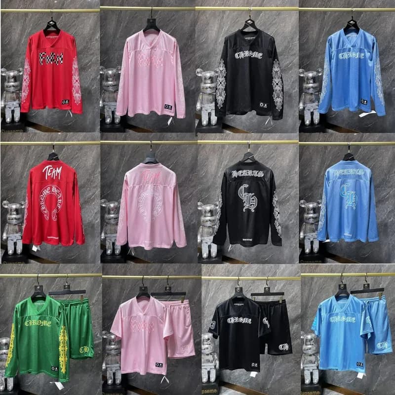 Correct version of high quality Chrome Hearts Crocodile long sleeved flower arm hockey jersey for men and women 2 - OrientDig Spreadsheet