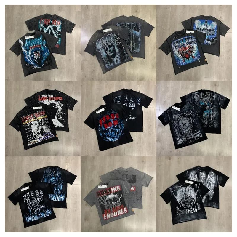 Rhinestone Washed Cotton T-Shirt - OrientDig Spreadsheet