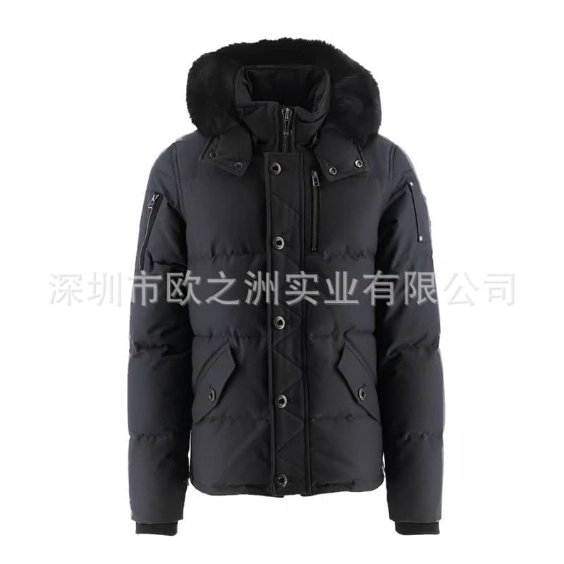 Palm Moose #06 Men Silver Logo Fox Fur Hooded 3Q Down Jacket - OrientDig Spreadsheet