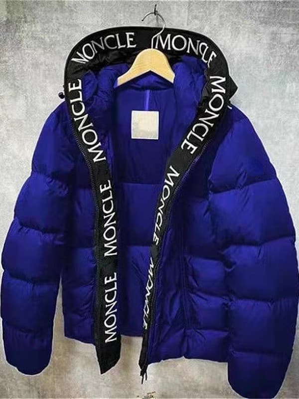 Cross-border thickened hooded down jacket new winter down jacket letter embroidery print unisex jacket - OrientDig Spreadsheet