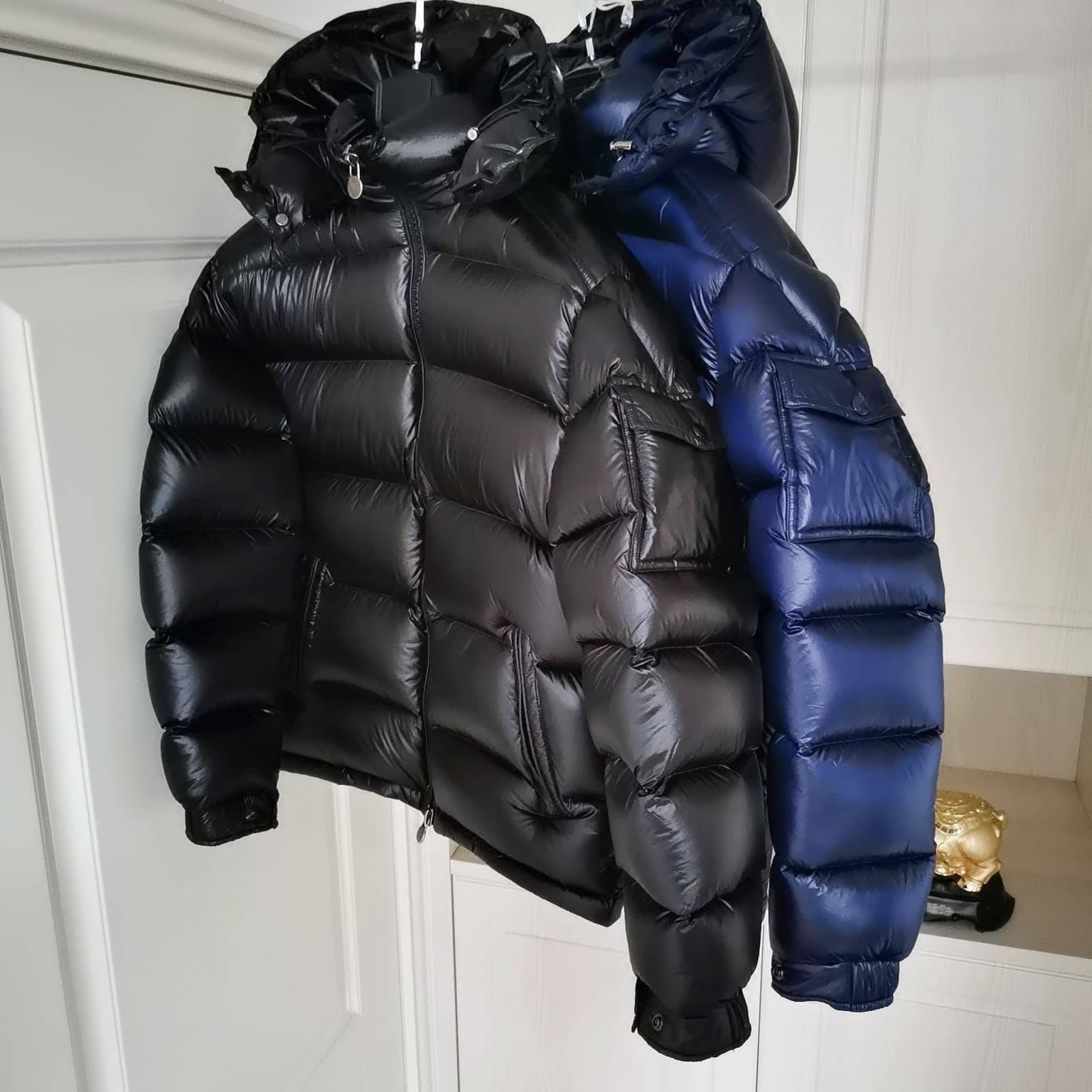 Meng M simple men's casual down jacket couple's black down jacket face - OrientDig Spreadsheet