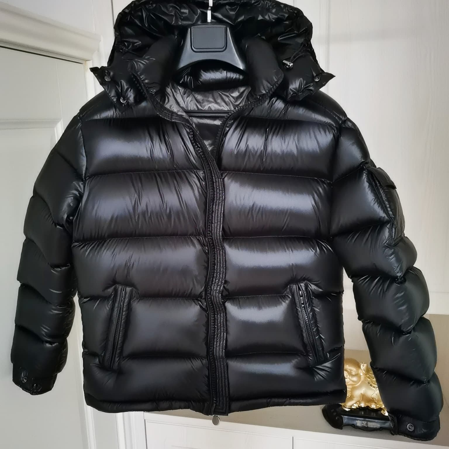 M Mengjia simple men's casual down jacket couple's black down jacket face - OrientDig Spreadsheet