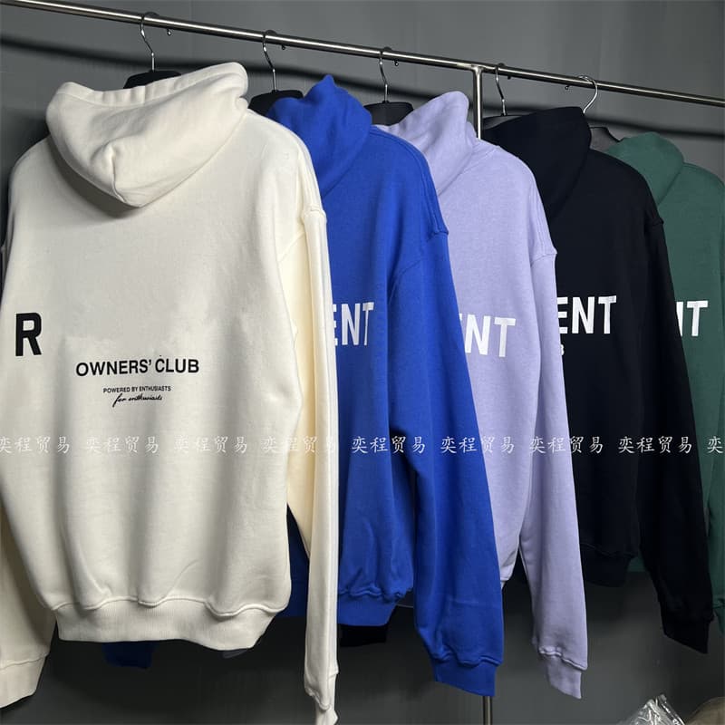 R Retro American simple classic letter logo high street hooded sweatshirt high street hooded sweatshirt trendy couple tops - OrientDig Spreadsheet