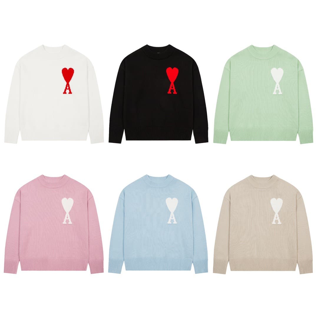 Internet celebrity sweater couple outfit autumn and winter Korean version new love letter loose versatile round neck long sleeve knitted sweater top - OrientDig Spreadsheet