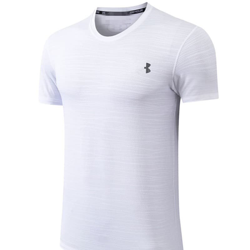 Anessa new sports breathable sweat-absorbent running fitness tops short-sleeved T-shirts men's quick-drying loose large size tops - OrientDig Spreadsheet