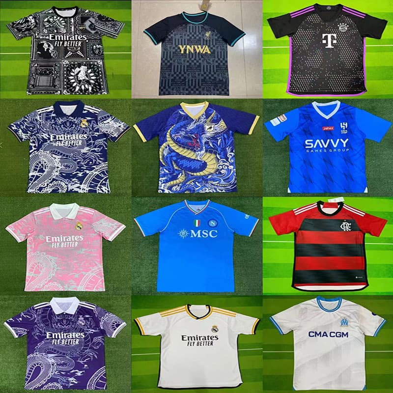 Football Jersey Fan Edition Real Madrid Home Arsenal AC Milan Inter Milan Naples Germany Away - OrientDig Spreadsheet