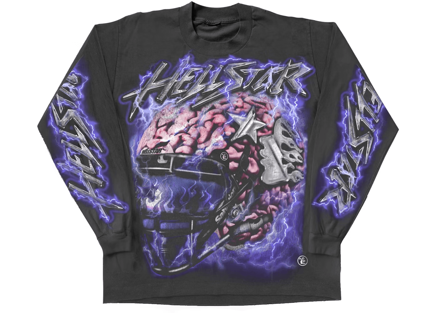 Hellstar Powered By The Star L/S Tee Black - OrientDig Spreadsheet