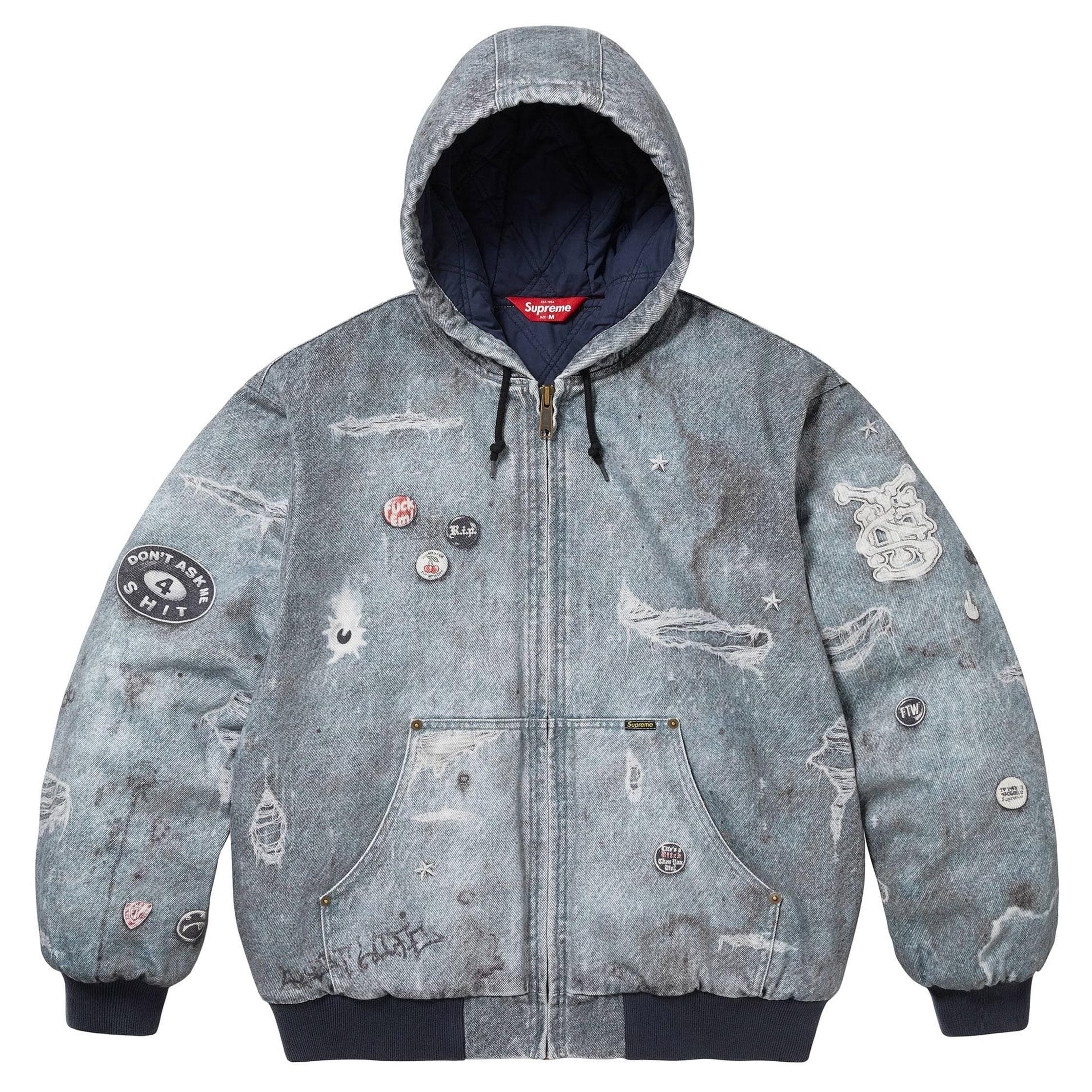 Supreme HJR TROMPE L'OEIL HOODED WORK JACKET - OrientDig Spreadsheet