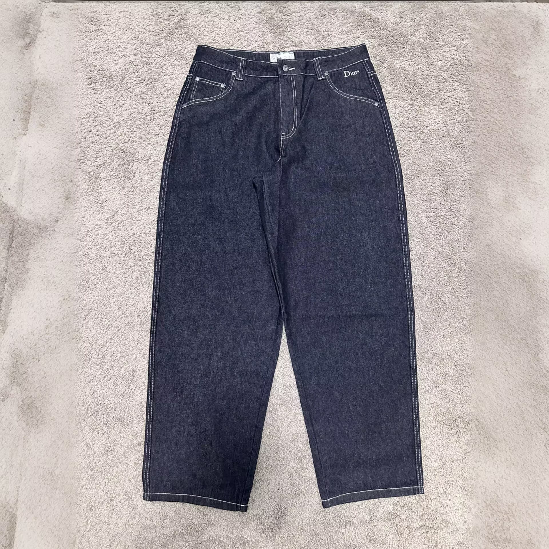 DIME Classic Baggy Denim Black - OrientDig Spreadsheet