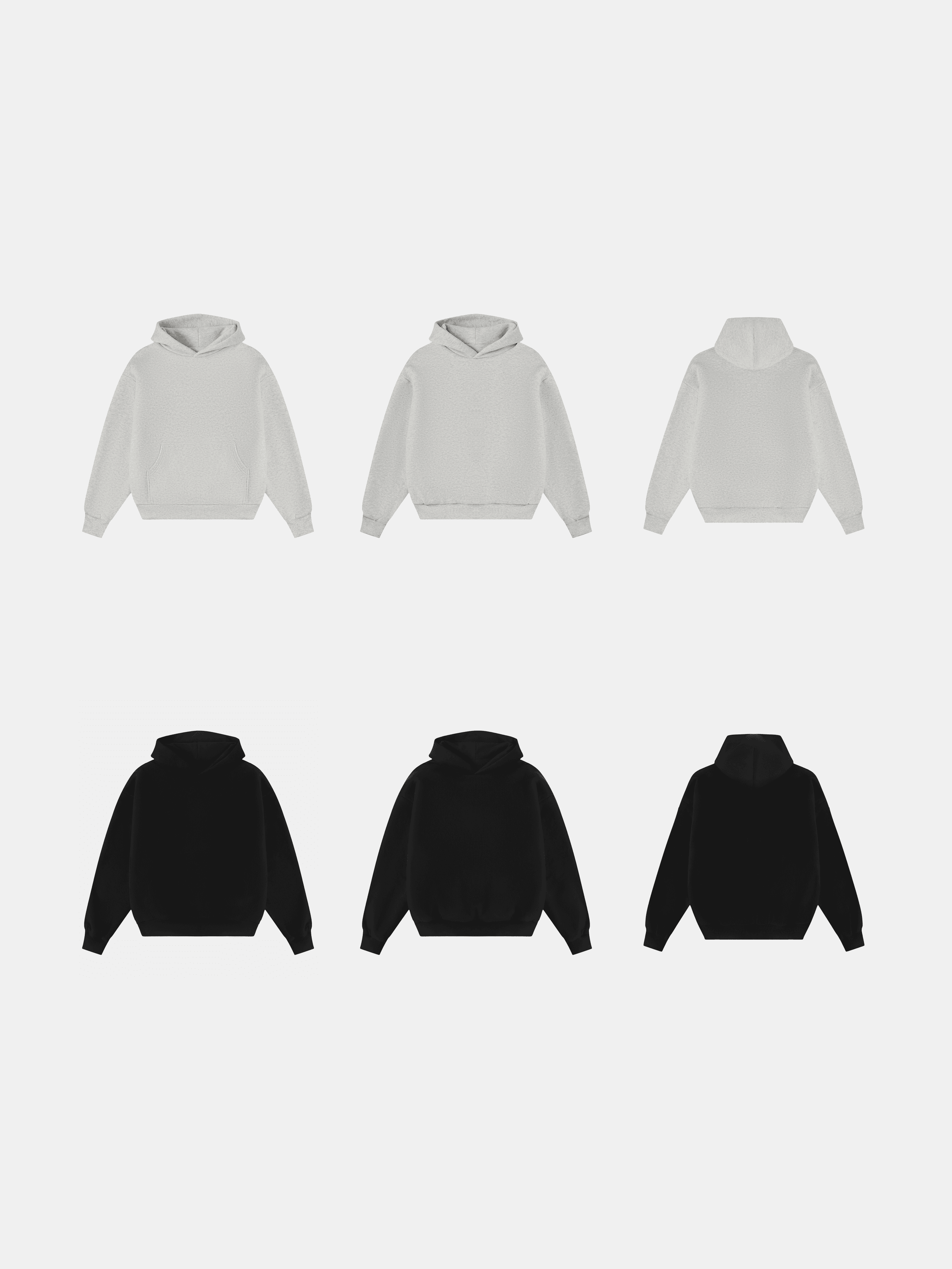 1000g Union Kingdom Double Boxy Hoodie - OrientDig Spreadsheet