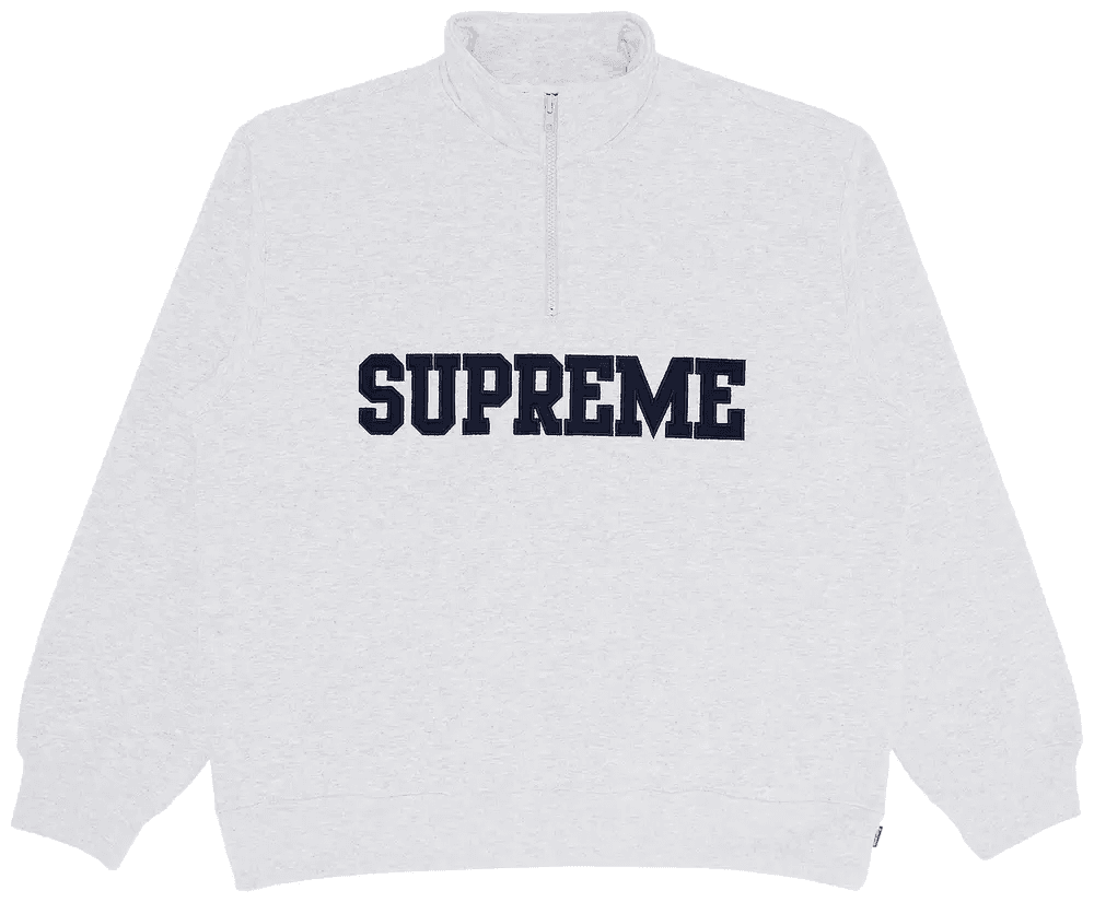 Supreme Collegiate Half Zip Pullover - OrientDig Spreadsheet