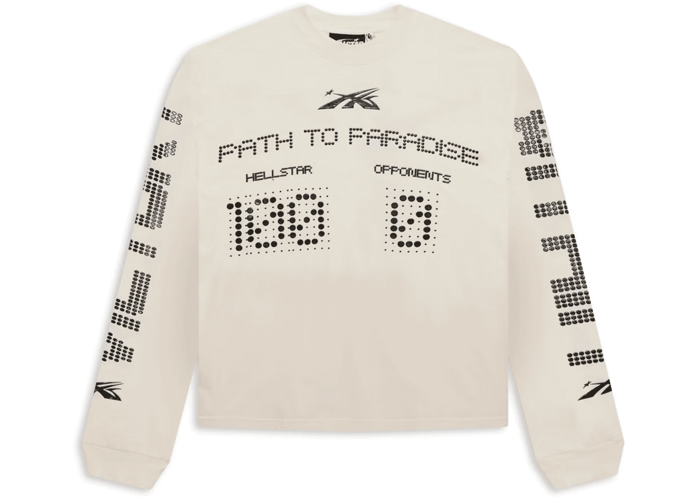 Hellstar Scoreboard L/S T-shirt White - OrientDig Spreadsheet