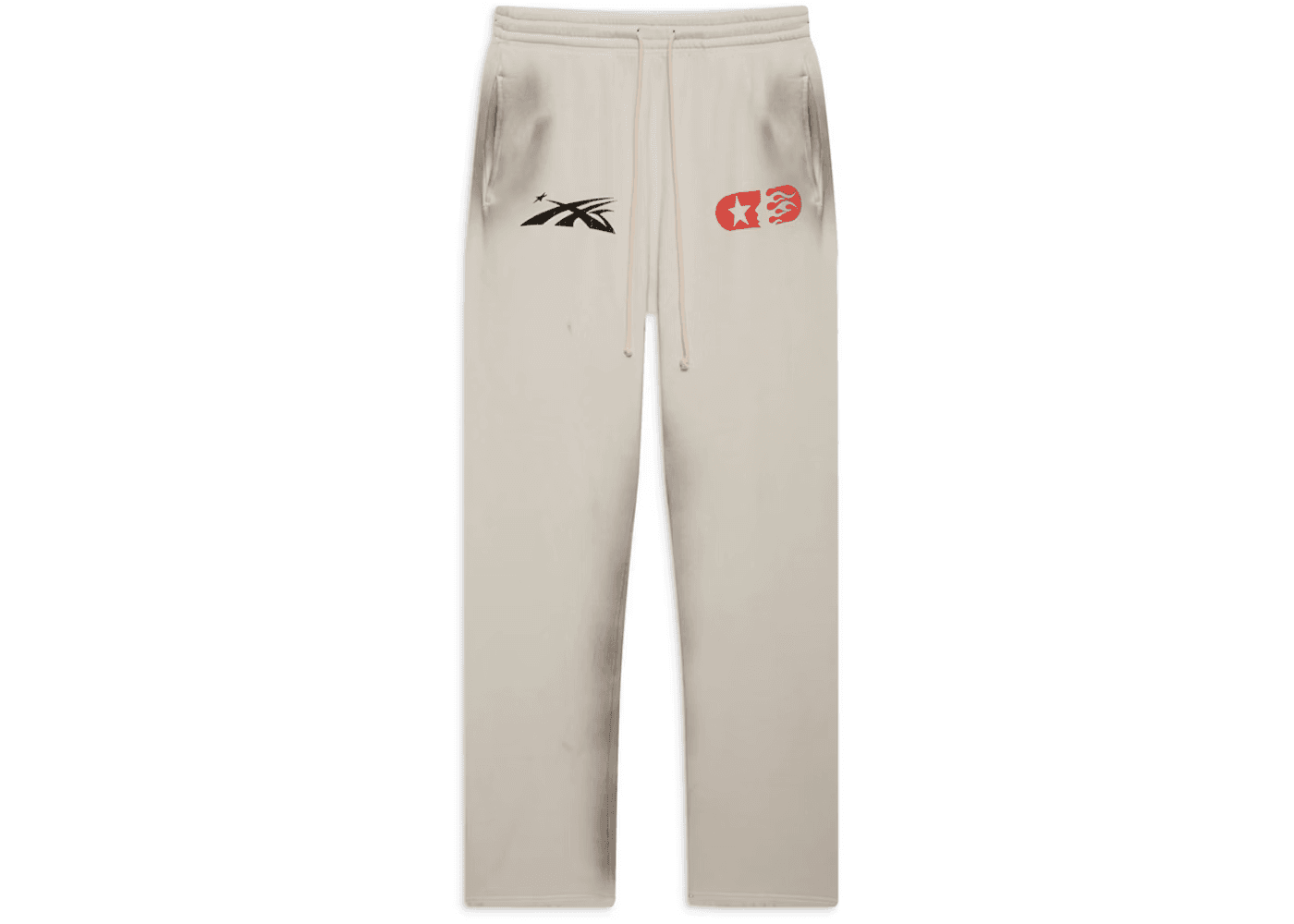 Hellstar lf You Dont Like Us Beat Us Sweatpants White - OrientDig Spreadsheet