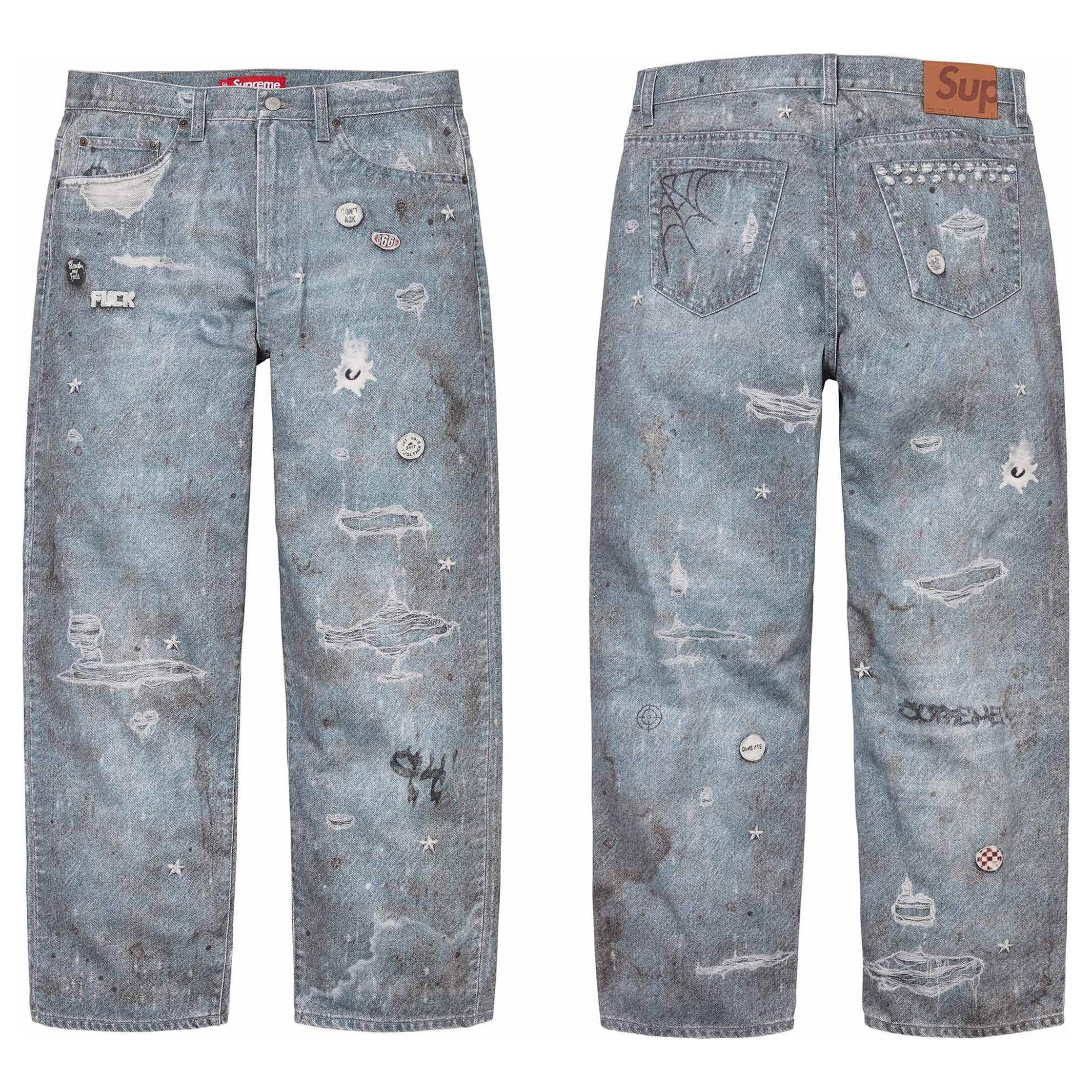 Supreme HJR TROMPE L'OEIL LOOSE FIT JEANS - OrientDig Spreadsheet