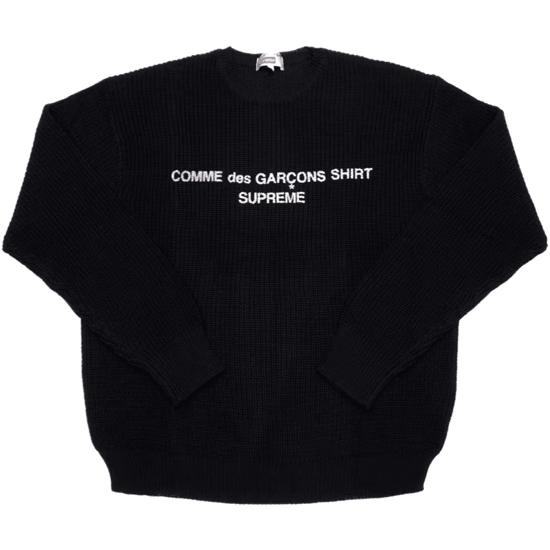 Supreme CDG Knit Sweater - OrientDig Spreadsheet