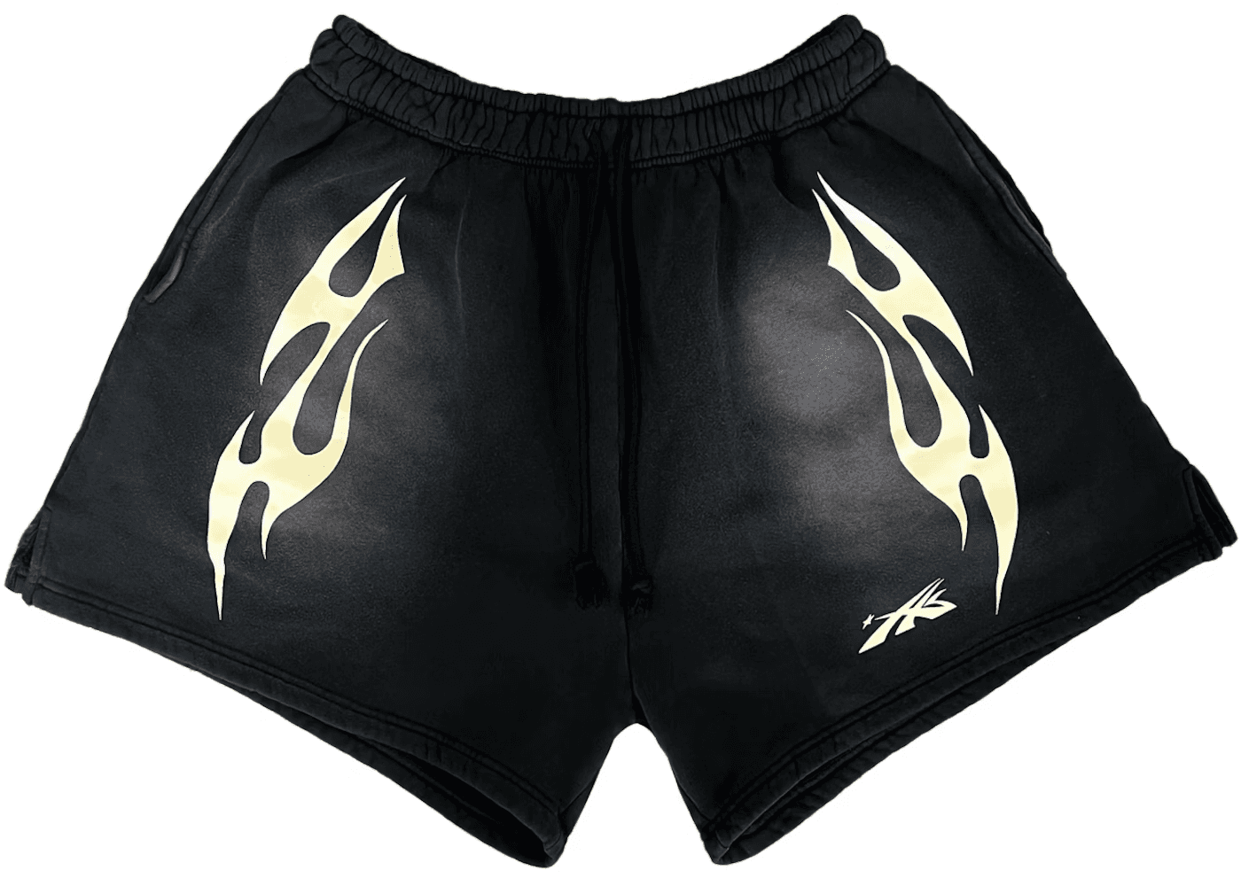 Hellstar Sports Flame Shorts Black - OrientDig Spreadsheet