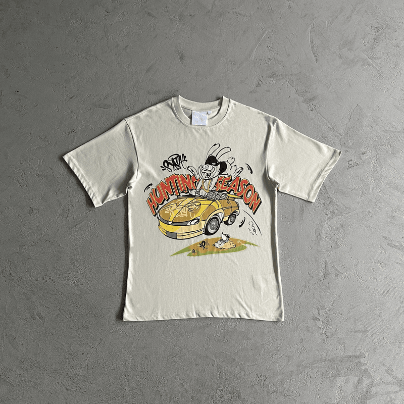 Syna hunting season tee -silver birch - OrientDig Spreadsheet