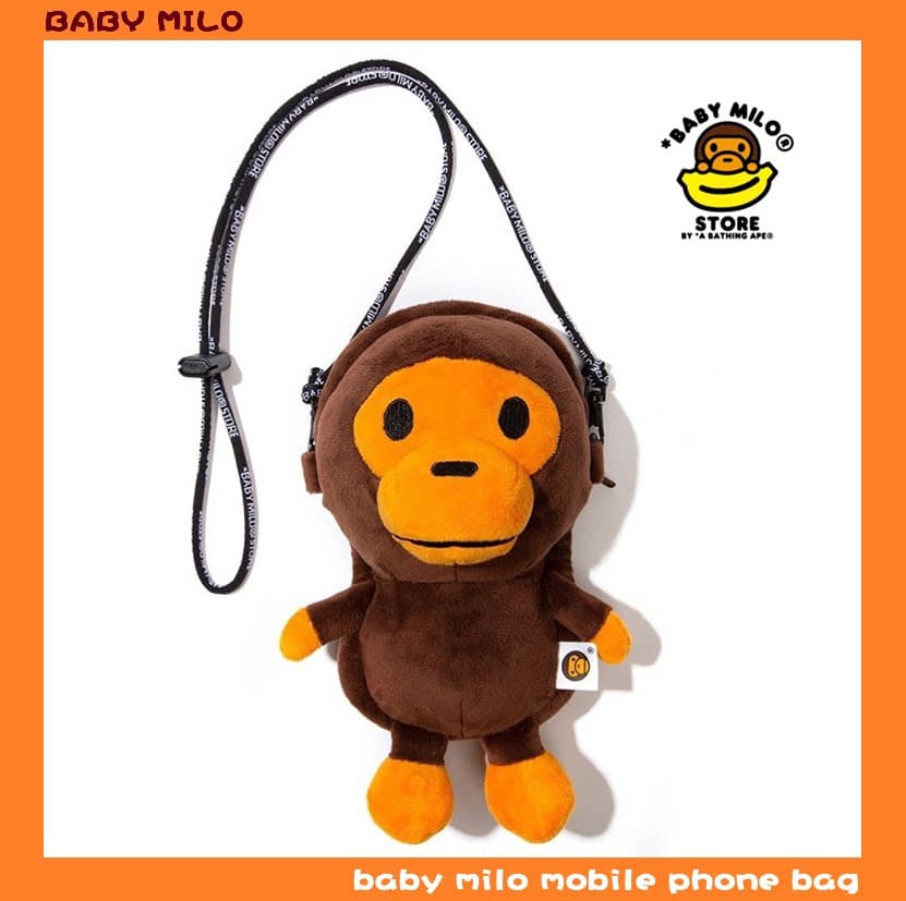 BABY MILO MOBILE PHONE BAG milo monkey mobile phone bag shoulder bag children's shoulder bag - OrientDig Spreadsheet