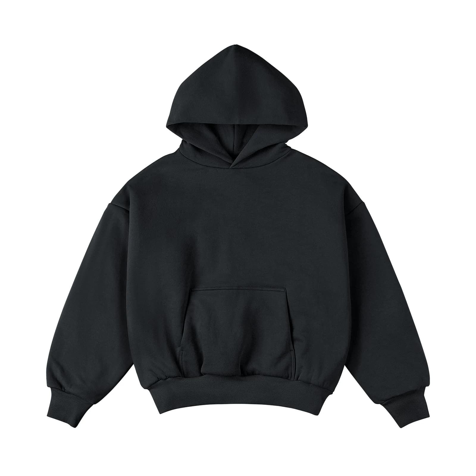 IDLT 400gX2 heavy double-layer profile short hoodie thickened drop-shoulder sweater trendy big talker Street men and women ins - OrientDig Spreadsheet