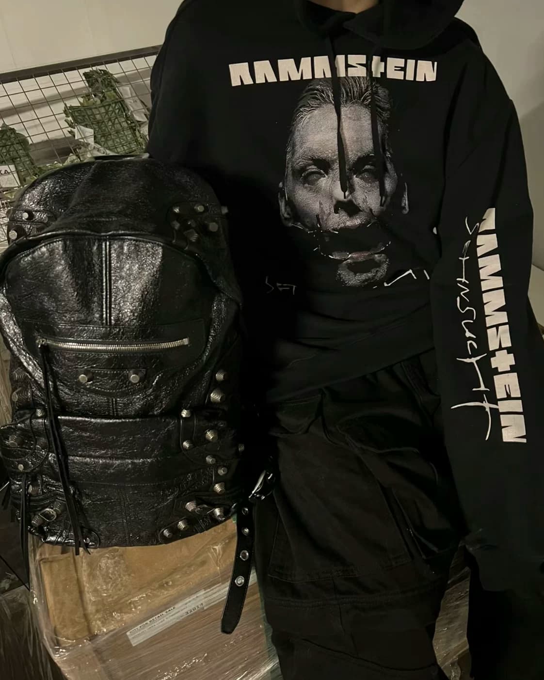 VTM RAMMSTEIN dark punk style German tank band men and women loose hoodie black jacket - OrientDig Spreadsheet