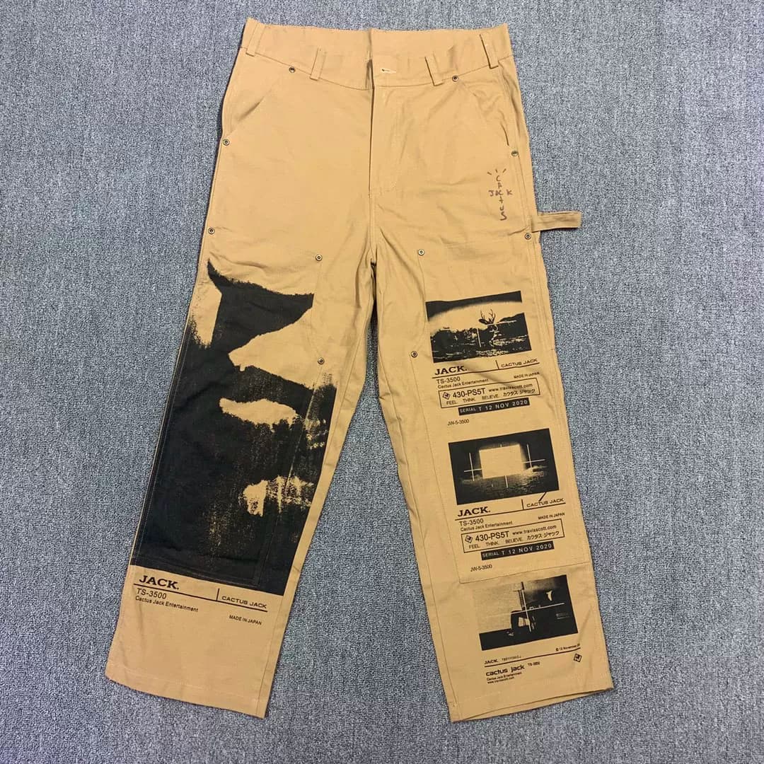 Travis Scott Cactus Jack PS System Work Pants - OrientDig Spreadsheet