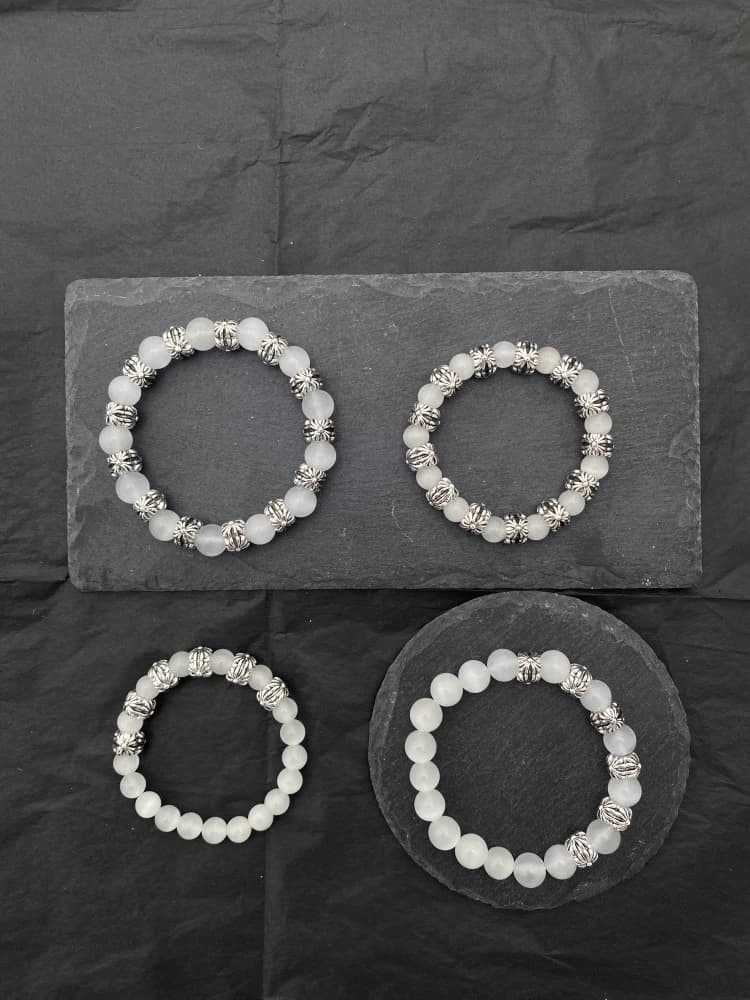 OnlyWhy/Street shot bracelets are fashionable and versatile, cross natural black stone men and women string bracelets for couples and students - OrientDig Spreadsheet