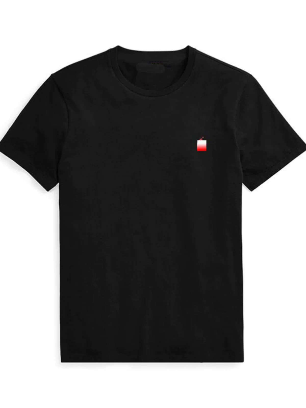 Short-sleeved T-shirt men's summer loose versatile round neck half-sleeved top large size men's casual business embroidery couple wear - OrientDig Spreadsheet