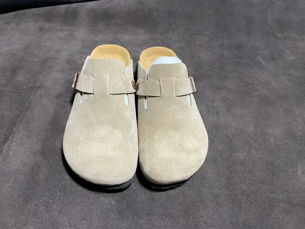 BMXM half-covered slippers for men and women, the same style, Bohai suede fashion lazy shoes - OrientDig Spreadsheet