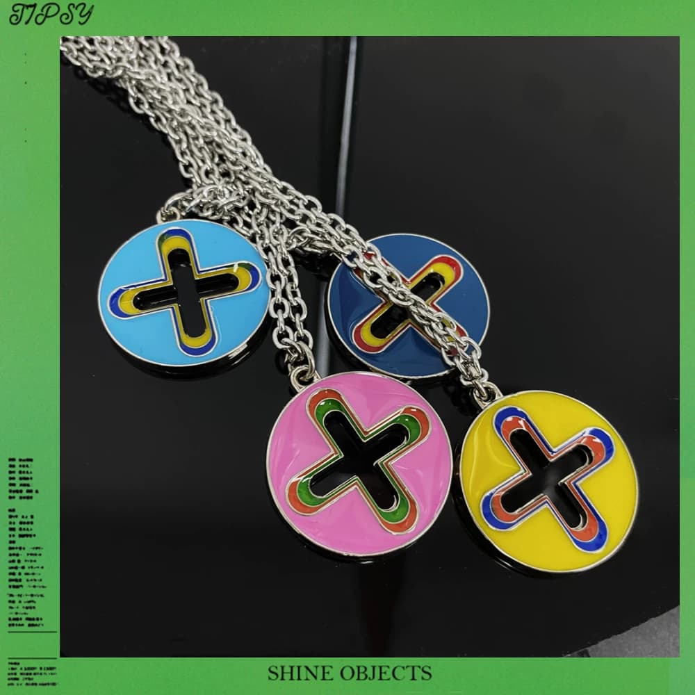 TPISY spot HOMER FRANK OCEAN lucky four leaf clover bevel cut enamel drip necklace - OrientDig Spreadsheet