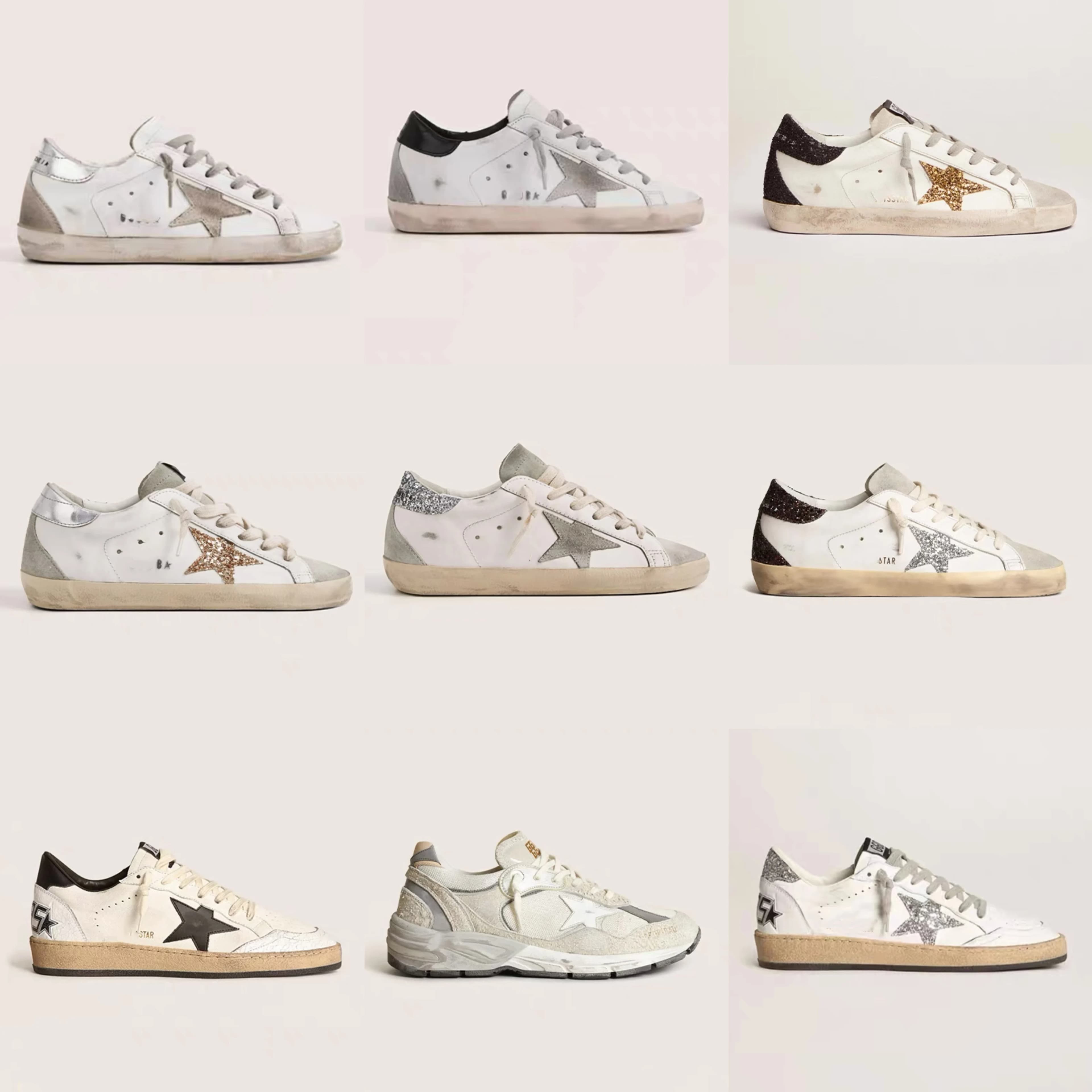 Korean GG old star dirty shoes women 2024 classic all-match men's sneakers with heightened dirty cowhide white shoes - OrientDig Spreadsheet