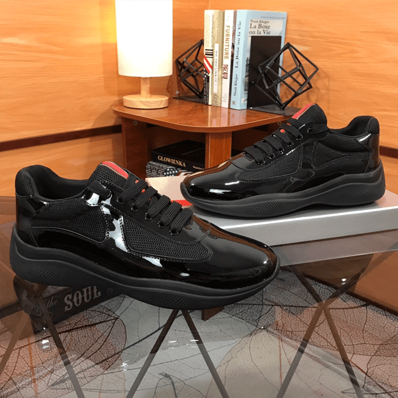 Bright patent leather mesh breathable casual shoes comfortable leather men's shoes 2022 spring all-matching sports stylish sneaker home - OrientDig Spreadsheet