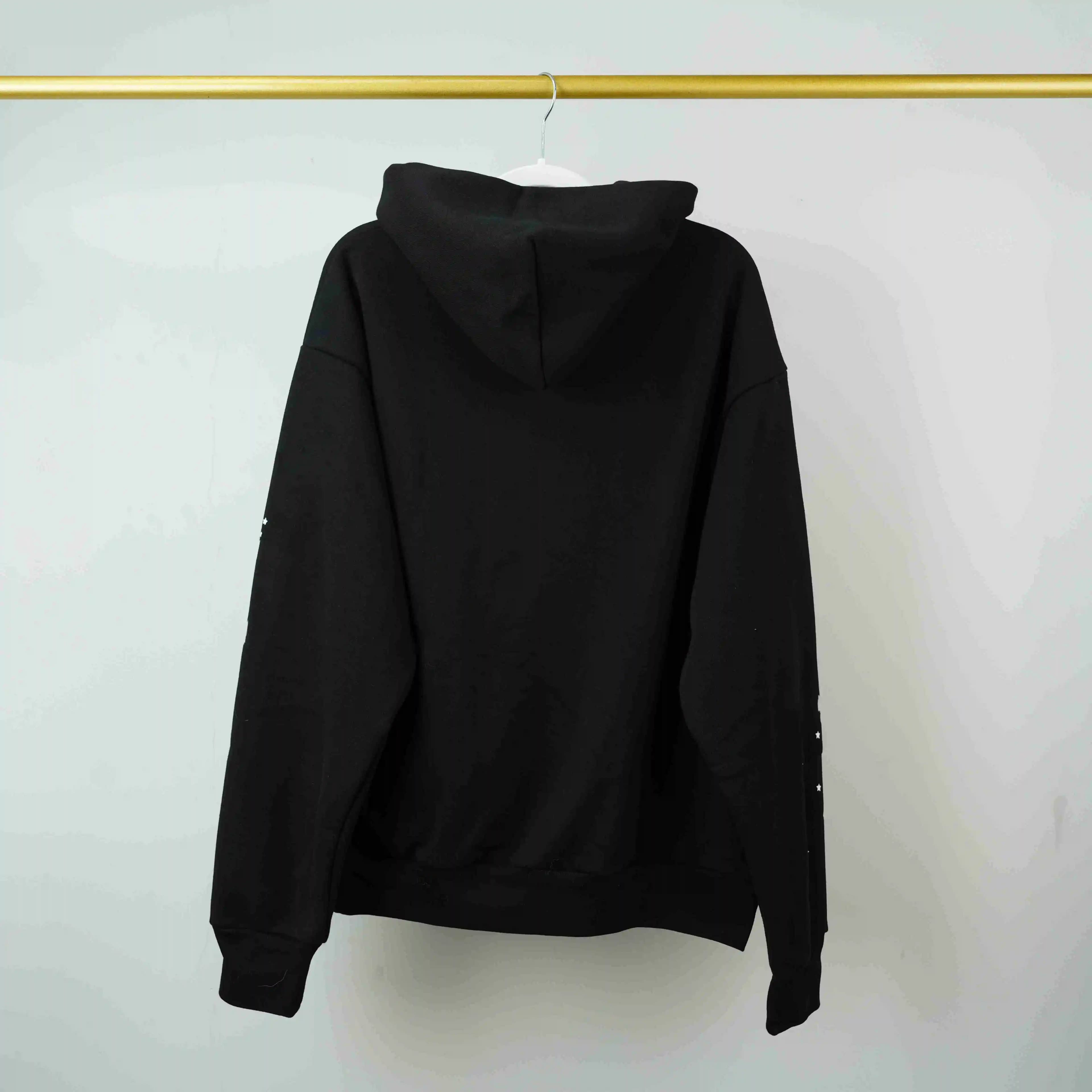 Basic family style foam printing letters new men's round neck spider web sweatshirt - OrientDig Spreadsheet