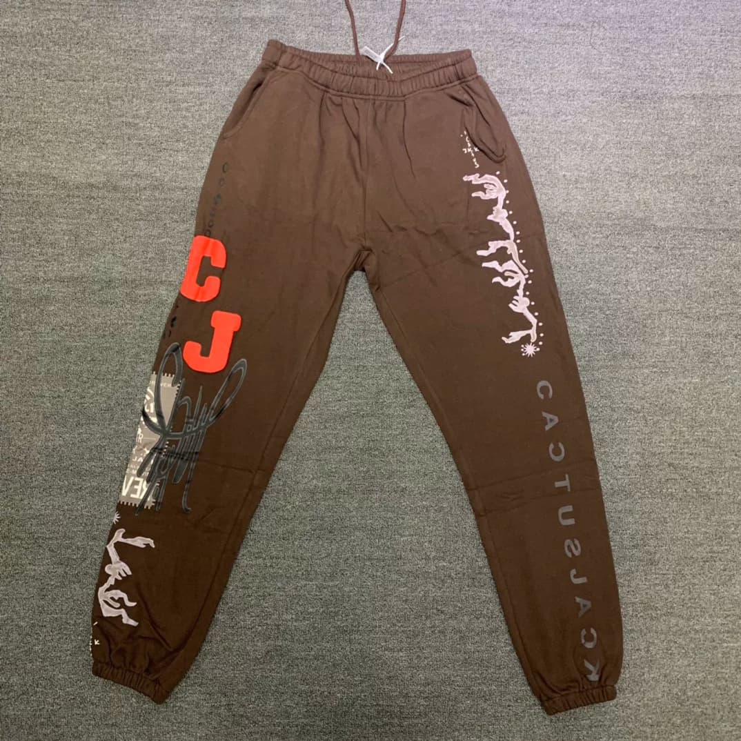 2022 Travis Scott Cactus Jack Grin CJ flare Pants for men and women - OrientDig Spreadsheet