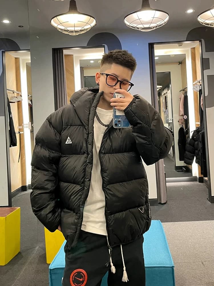 ACG Lunar Lake hooded cotton jacket for boys and girls couples P cotton puffer jacket warm jacket winter - OrientDig Spreadsheet