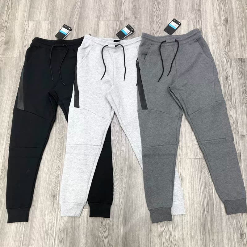 805 spot spring and autumn men's new wear-resistant laminated zipper air layer cotton sports pants leggings casual trousers 163 - OrientDig Spreadsheet