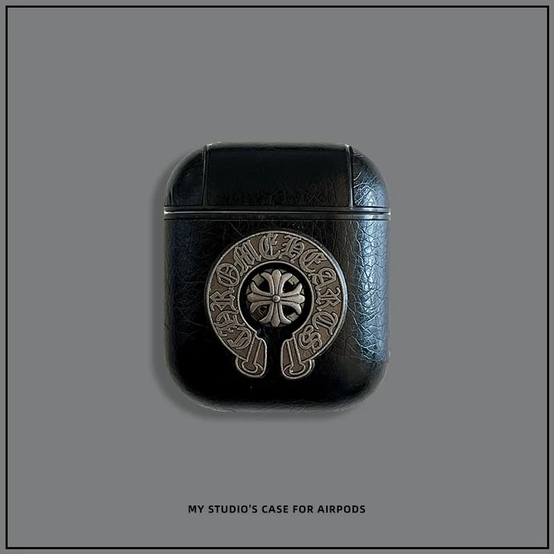 Fashionable three-dimensional Chrome Hearts for AirPods Pro 2nd generation protective cover leather Apple Bluetooth headset 3rd generation hard shell - OrientDig Spreadsheet