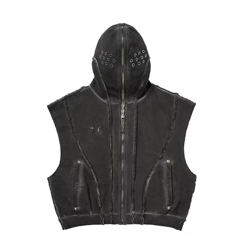 Thug Club Distressed Zip Up Vest - OrientDig Spreadsheet