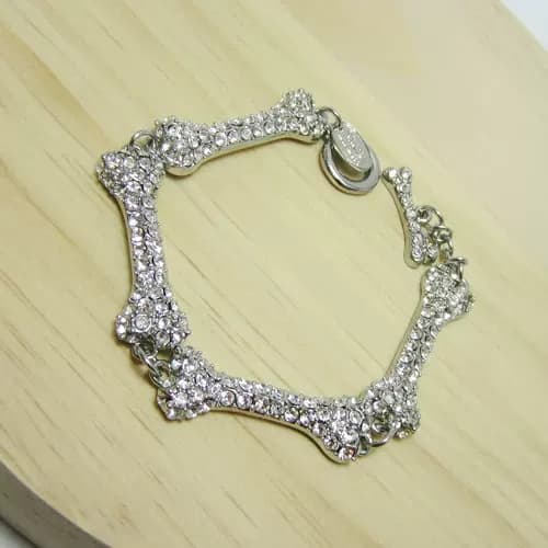 Silver diamond 4-section bone Saturn bracelet-C8018 - OrientDig Spreadsheet