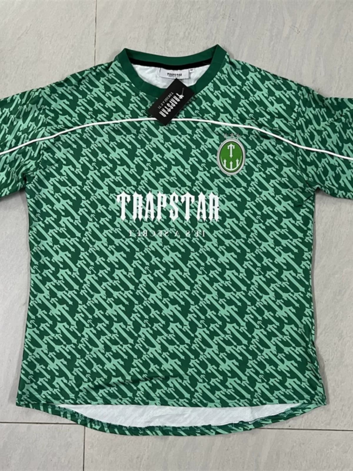 Trapstar Monogram Football Jersey summer loose casual quick-drying short-sleeved bottoming T-shirt - OrientDig Spreadsheet