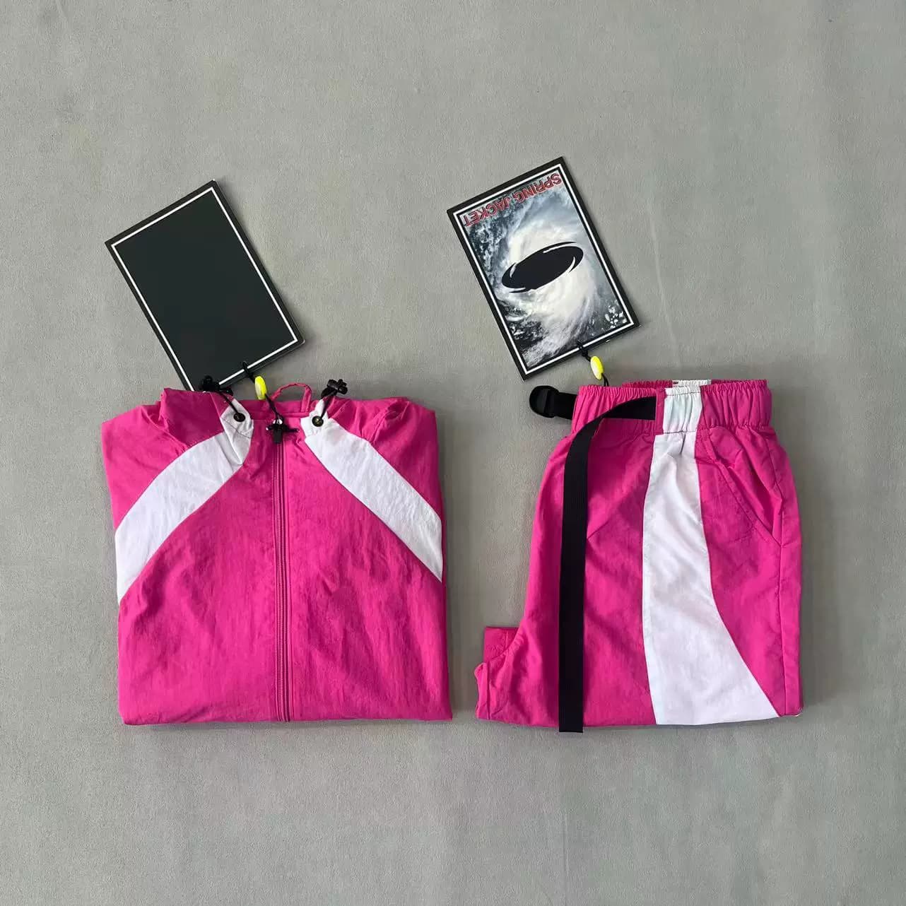 Angel King sailboat COR patchwork jacket unisex casual all-match windbreaker jacket jacket shorts - OrientDig Spreadsheet