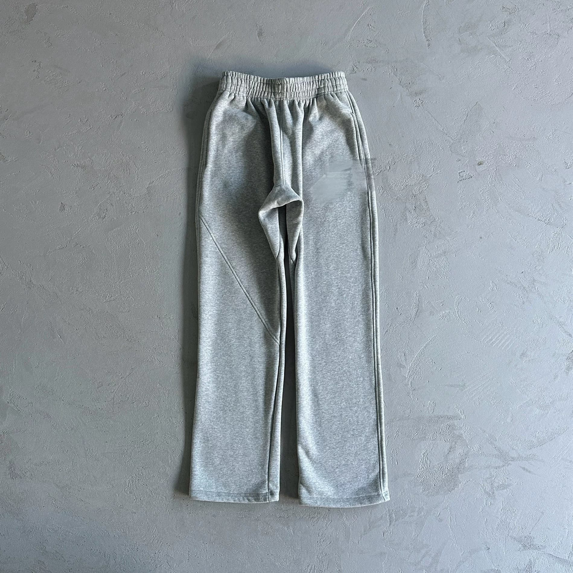 Evil- C Star Heather Grey Straight Flared Pants - OrientDig Spreadsheet