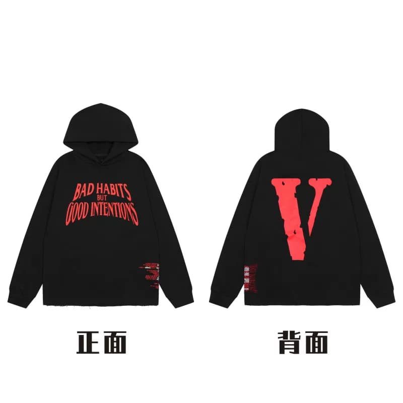 American VLONE Fast sweater men and women couple High Street hip hop autumn and winter pullover coat Big V hoodie fashion brand - OrientDig Spreadsheet