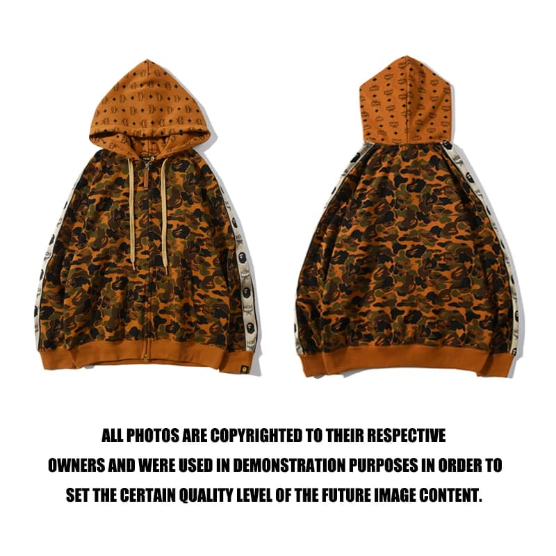 New winter fashion brand Ape Head joint camouflage desert sports sweatshirt for men and women ins style couple jacket thin - OrientDig Spreadsheet