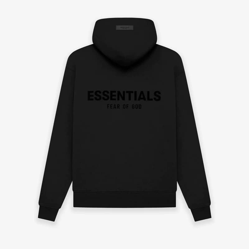 essentials hooded sweater flocked printed fleece-lined men's and women's spring couple coat American top fog double line - OrientDig Spreadsheet