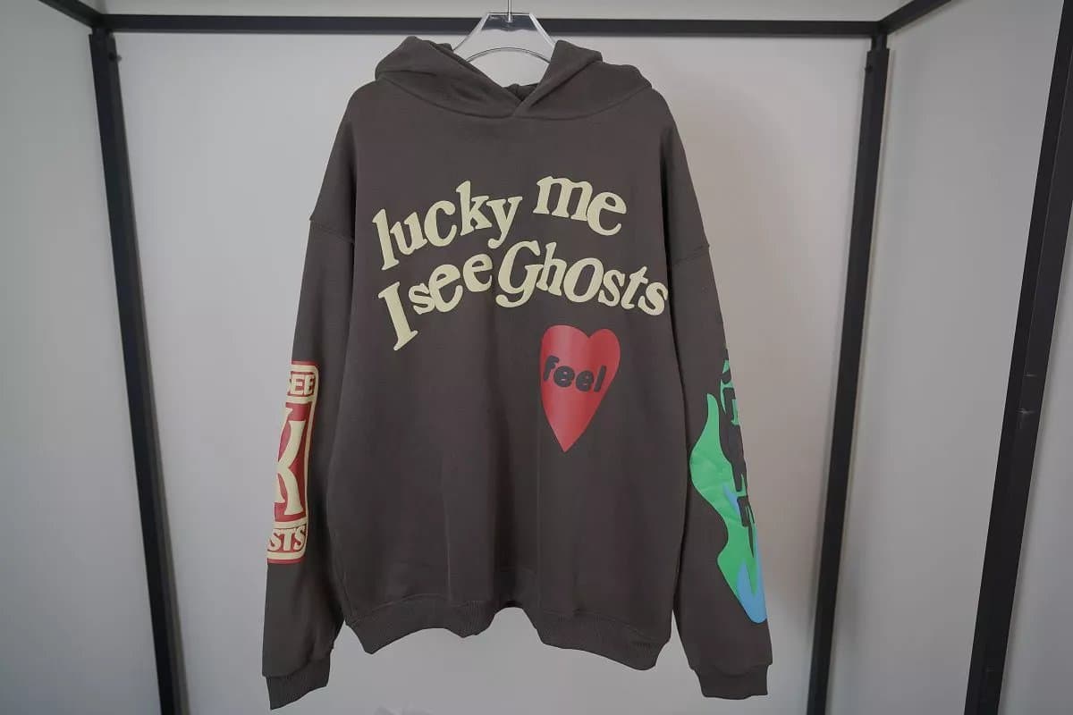 CPFM smiley face sweatshirt i feel ghosts graffiti foam print flame - OrientDig Spreadsheet