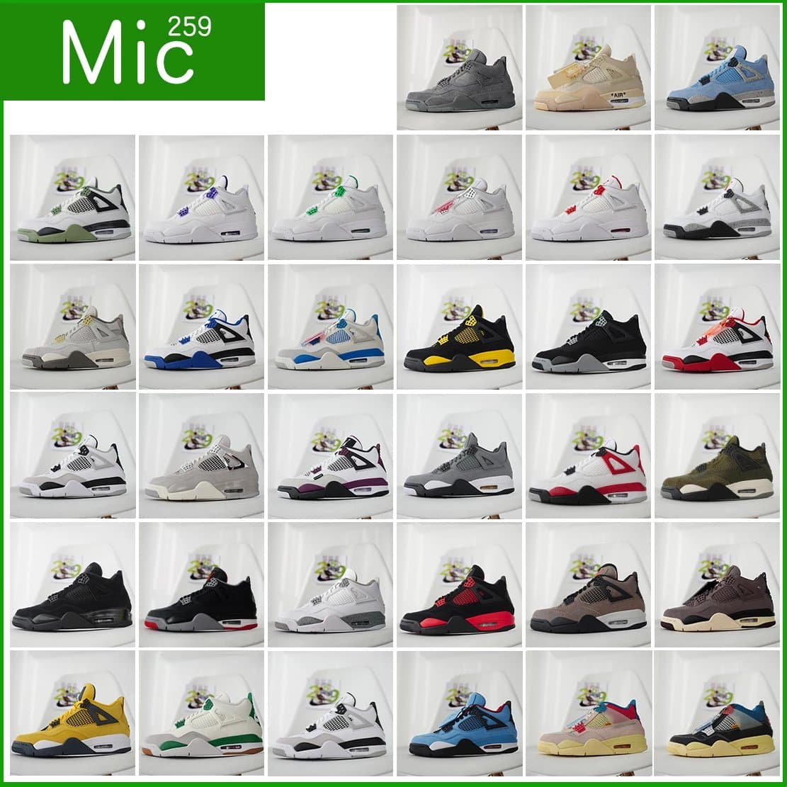 Jordan 4 purple metallic - Image 2