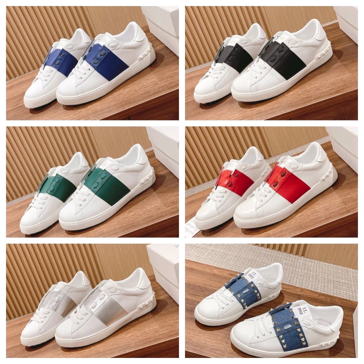 Classic rivet white shoes couple shoes men and women sports casual shoes J - OrientDig Spreadsheet