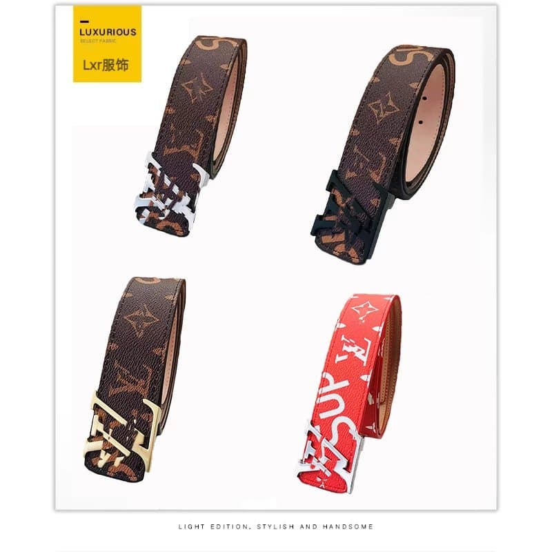 Men's genuine leather trendy belt cowhide men's youth smooth buckle fashion belt high version all-match belt - OrientDig Spreadsheet